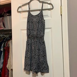 Black and White Romper